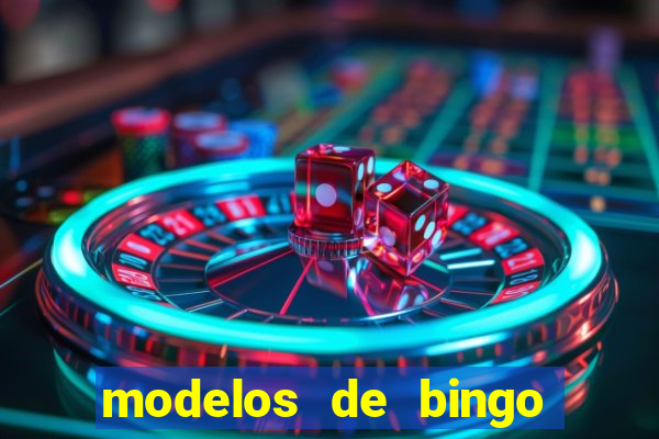 modelos de bingo para imprimir