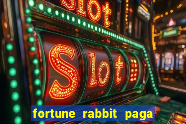 fortune rabbit paga que horas