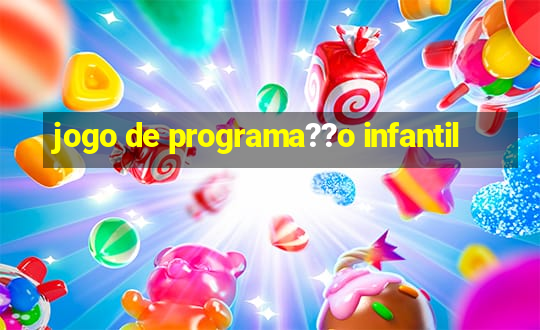 jogo de programa??o infantil