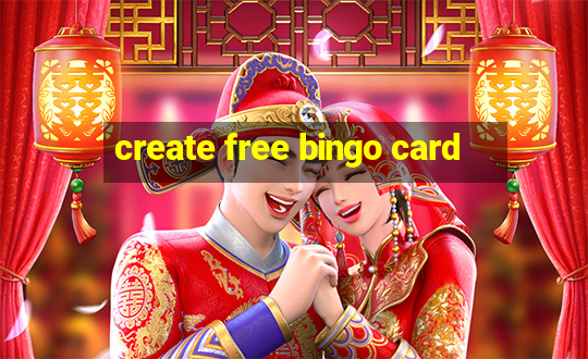 create free bingo card