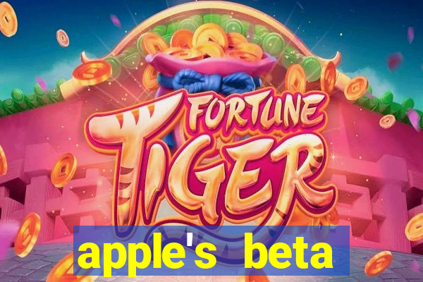 apple's beta software program