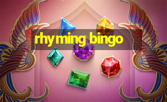 rhyming bingo