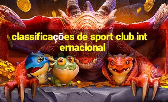 classificações de sport club internacional