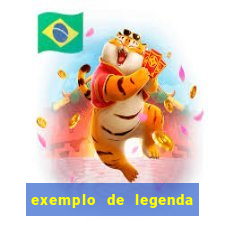 exemplo de legenda de imagem