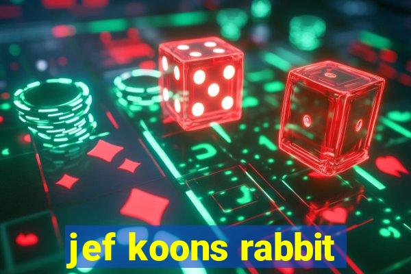 jef koons rabbit