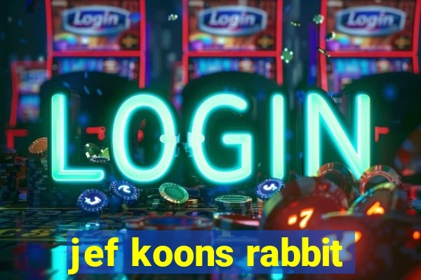 jef koons rabbit