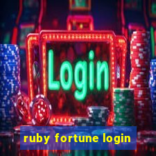 ruby fortune login