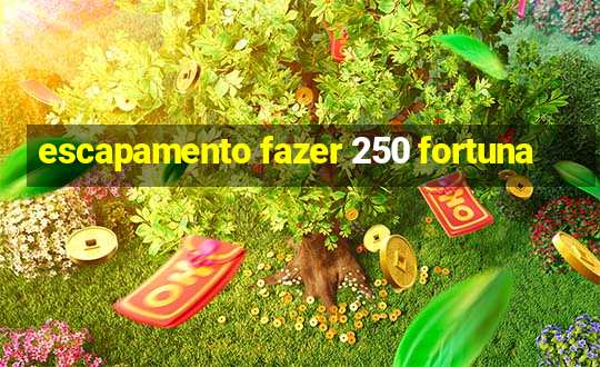 escapamento fazer 250 fortuna