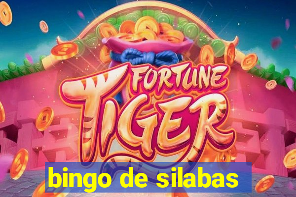 bingo de silabas