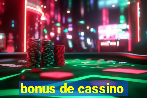 bonus de cassino