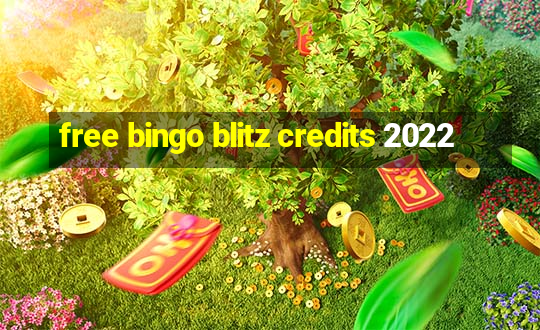 free bingo blitz credits 2022