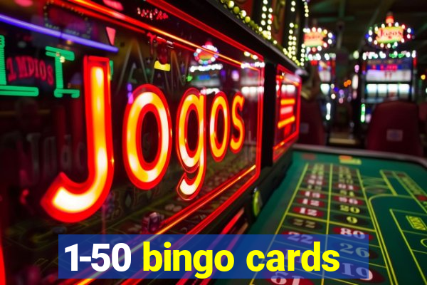 1-50 bingo cards