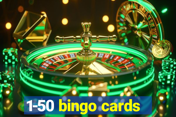 1-50 bingo cards