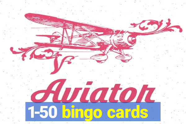 1-50 bingo cards