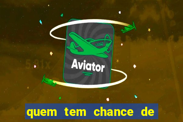 quem tem chance de ganhar o jogo de hoje