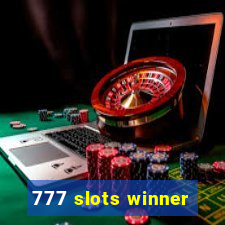 777 slots winner