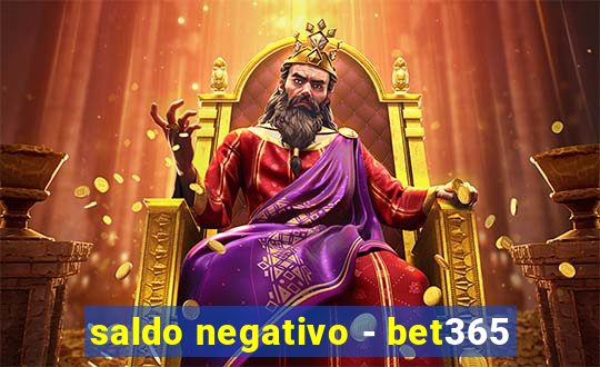 saldo negativo - bet365