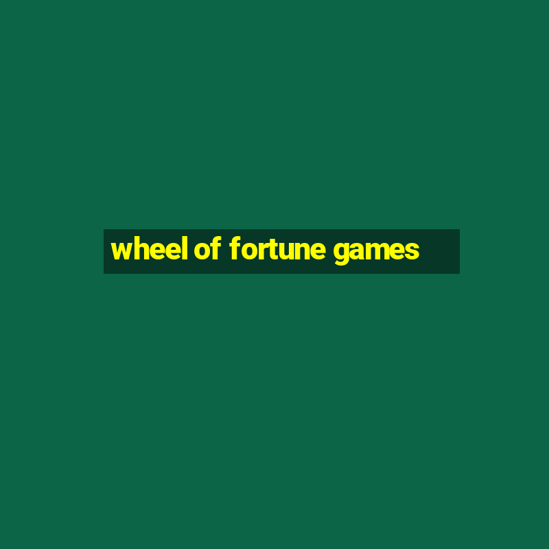 wheel of fortune games