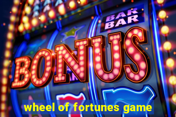 wheel of fortunes game