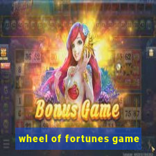 wheel of fortunes game