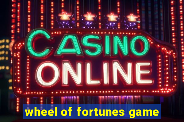 wheel of fortunes game