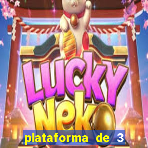 plataforma de 3 reais slots