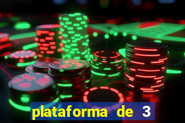 plataforma de 3 reais slots