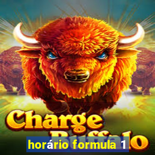 horário formula 1