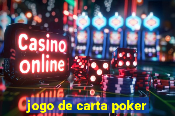 jogo de carta poker