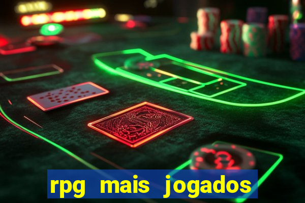 rpg mais jogados do mundo