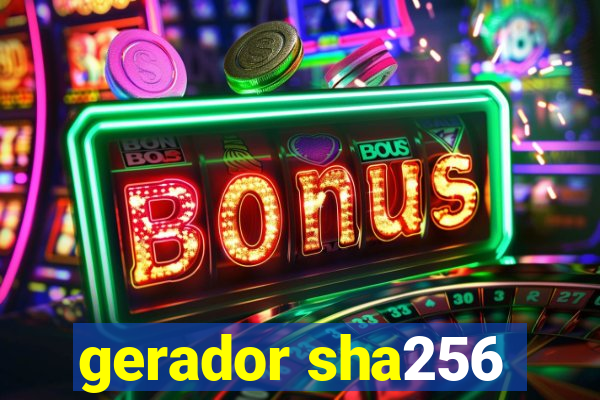 gerador sha256