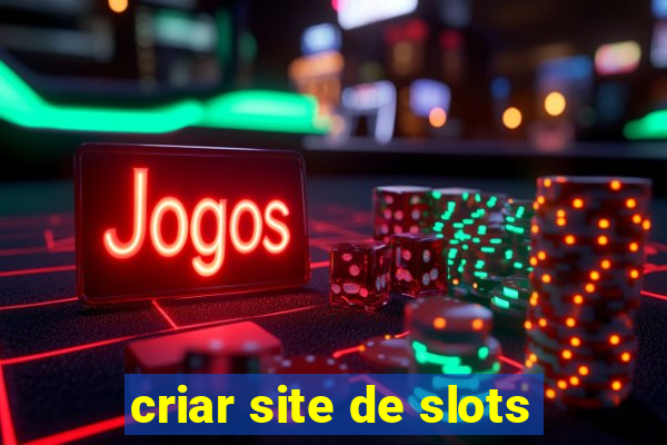 criar site de slots