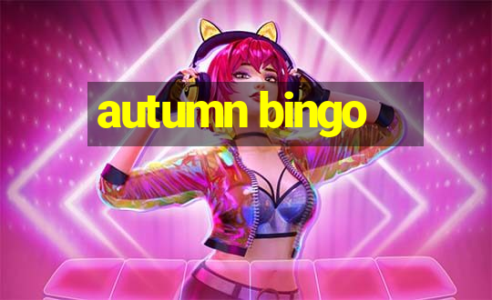 autumn bingo