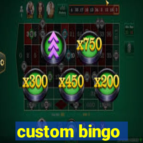 custom bingo