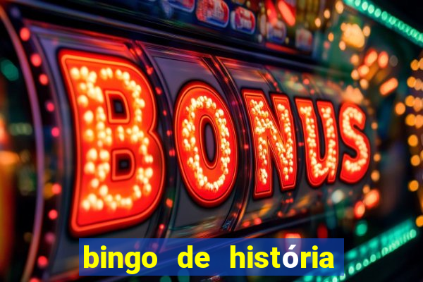 bingo de história 6 ano