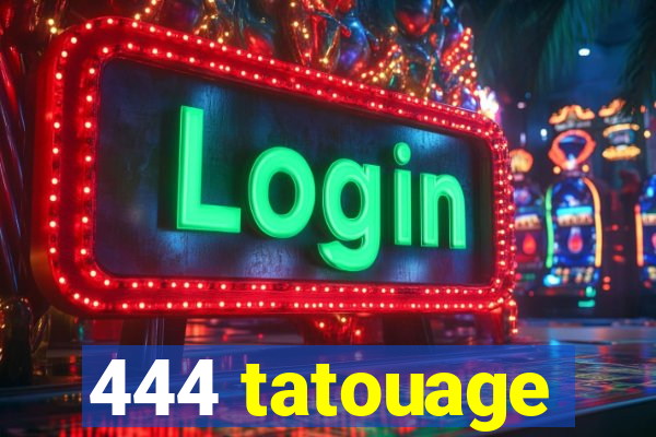 444 tatouage