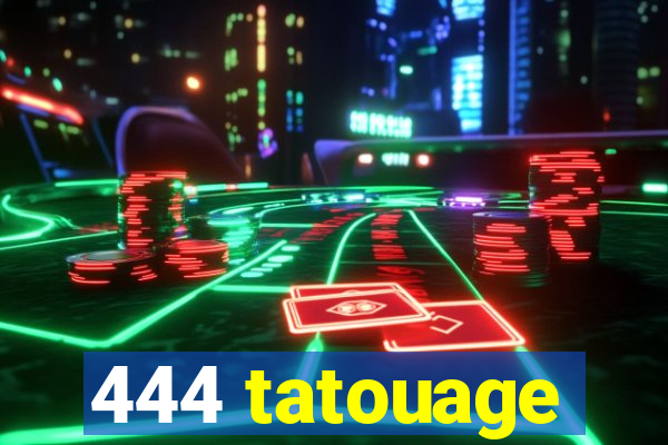 444 tatouage