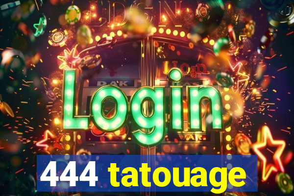 444 tatouage