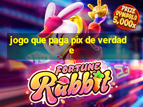 jogo que paga pix de verdade