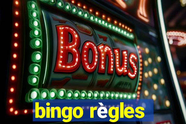 bingo règles