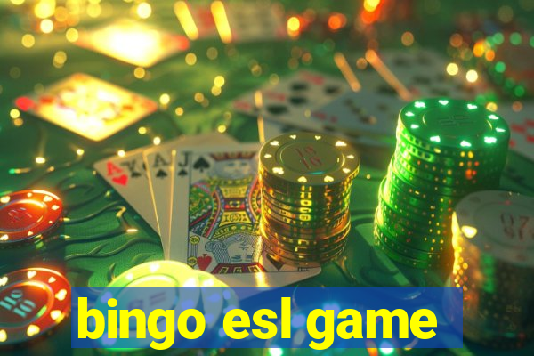 bingo esl game