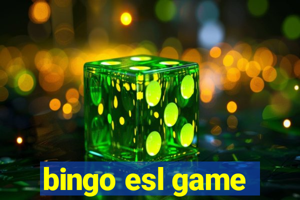 bingo esl game