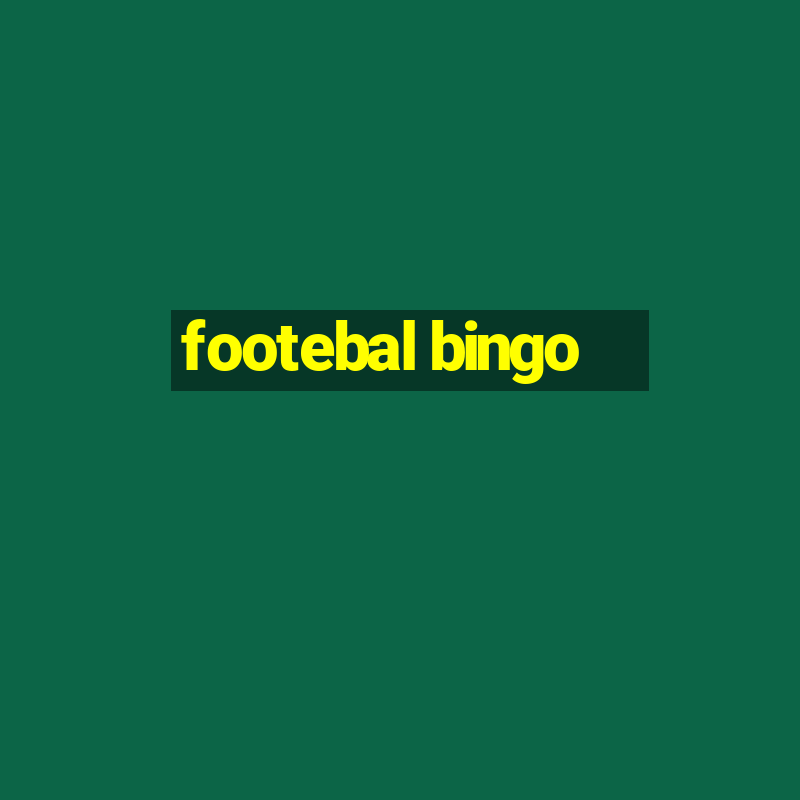 footebal bingo