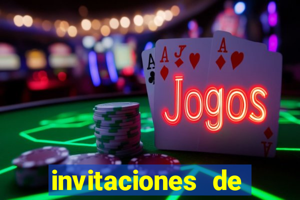 invitaciones de bingo para editar