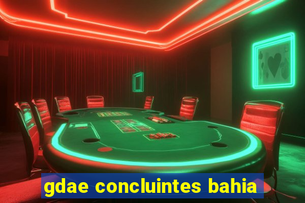 gdae concluintes bahia