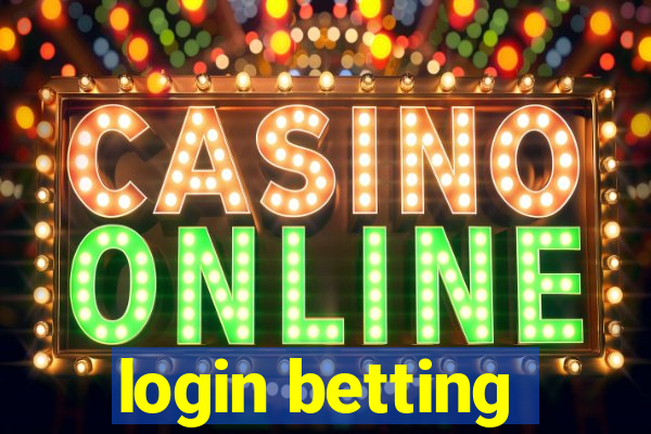 login betting