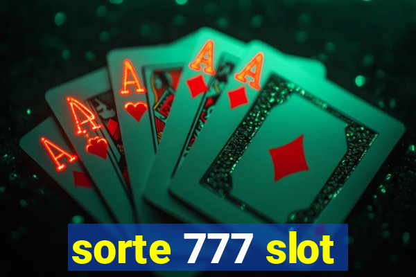 sorte 777 slot