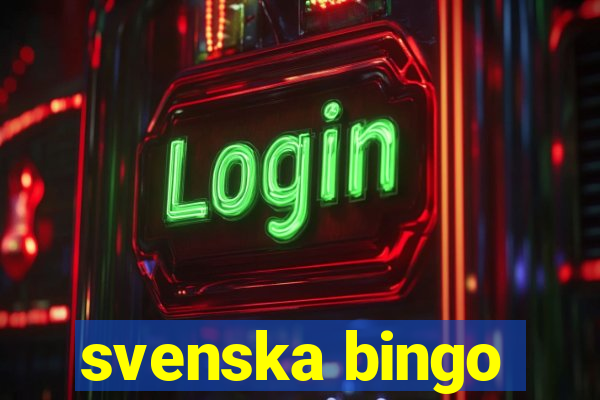 svenska bingo