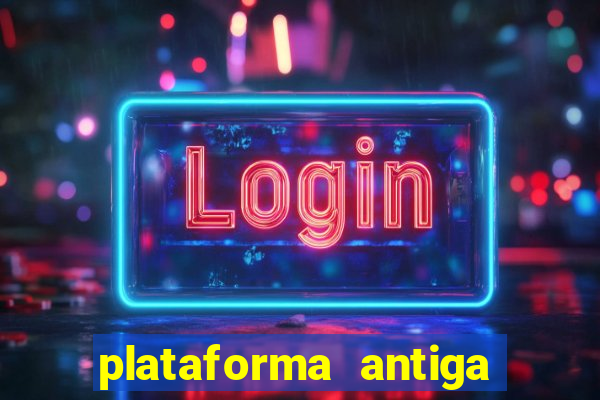 plataforma antiga de jogos