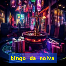 bingo da noiva para imprimir